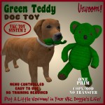 Vavoom! Green Teddy Dog Toy Advert