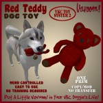 Vavoom! Red Teddy Dog Toy Advert