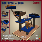 Vavoom Cat Tree Blue Advert